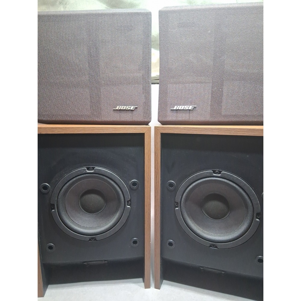 Bose 2.2 Series II Direct Reflecting Stereo Bookshelf Speakers | Pair | Brown Ex